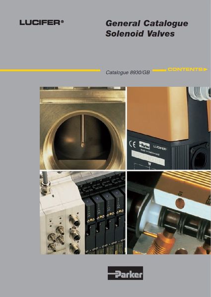 Каталог продукции Parker Lucifer