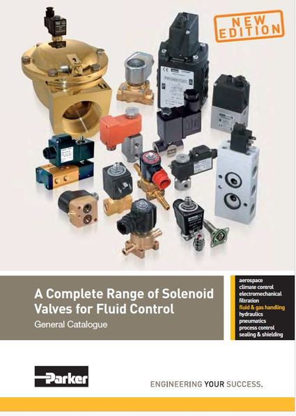 Каталог продукции соленоидных клапанов Parker Lucifer